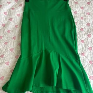 Hybrid & Company Emerald Green Skirt